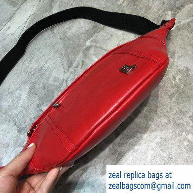 Balenciaga Nappa Leather B. Belt Pack Bag Red - Click Image to Close