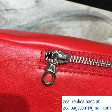 Balenciaga Nappa Leather B. Belt Pack Bag Red - Click Image to Close