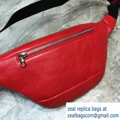 Balenciaga Nappa Leather B. Belt Pack Bag Red