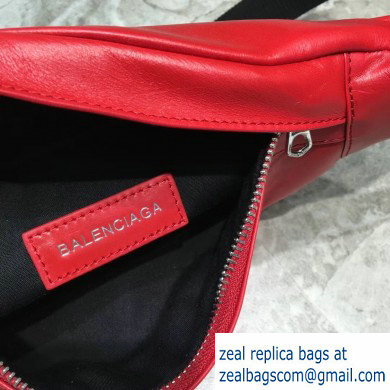 Balenciaga Nappa Leather B. Belt Pack Bag Red - Click Image to Close