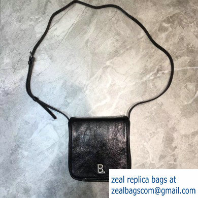 Balenciaga Nappa Leather B. Shoulder Bag Black