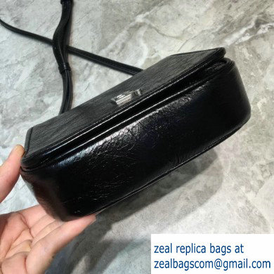 Balenciaga Nappa Leather B. Shoulder Bag Black