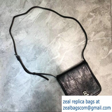 Balenciaga Nappa Leather B. Shoulder Bag Black