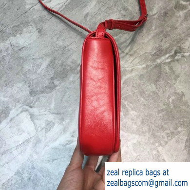 Balenciaga Nappa Leather B. Shoulder Bag Red