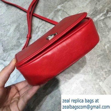 Balenciaga Nappa Leather B. Shoulder Bag Red