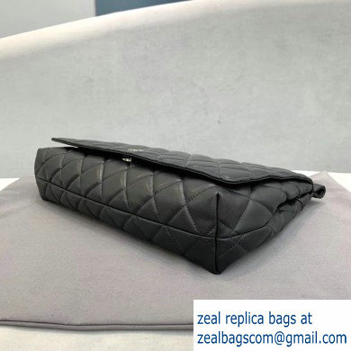 Balenciaga Quilting B. Shoulder Bag in Nappa Calfskin Black