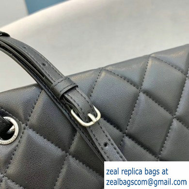 Balenciaga Quilting B. Shoulder Bag in Nappa Calfskin Black - Click Image to Close