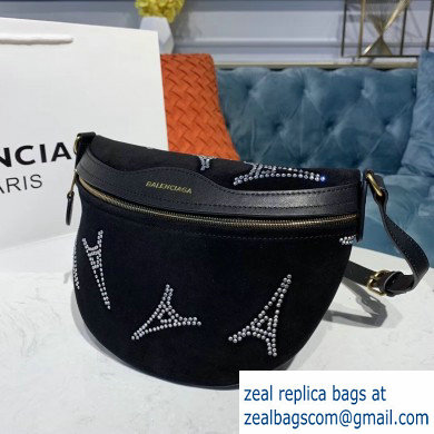 Balenciaga Souvenirs XXS Belt Pack Bag Black/Tower