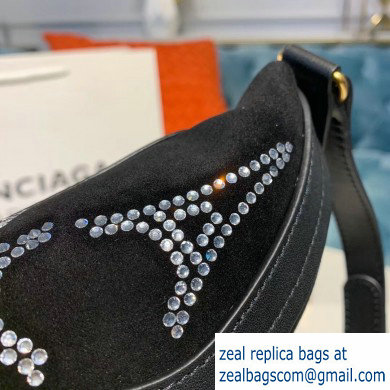 Balenciaga Souvenirs XXS Belt Pack Bag Black/Tower