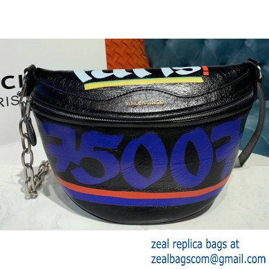 Balenciaga Souvenirs XXS Belt Pack Bag Graffiti Black/Multicolor - Click Image to Close