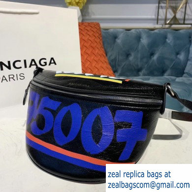 Balenciaga Souvenirs XXS Belt Pack Bag Graffiti Black/Multicolor