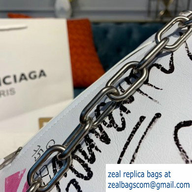 Balenciaga Souvenirs XXS Belt Pack Bag Graffiti White/Multicolor