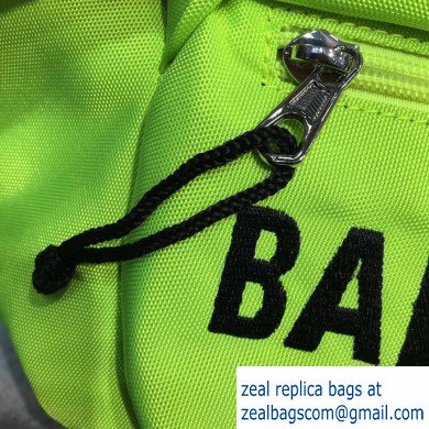 Balenciaga Wheel Logo Nylon Belt Pack Bag Fluo Green