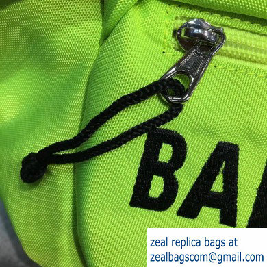 Balenciaga Wheel Logo Nylon Belt Pack Bag Fluo Green - Click Image to Close