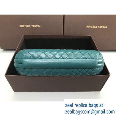 Bottega Veneta Intrecciato Bronze Chain Knot Clutch Bag Green - Click Image to Close