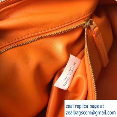 Bottega Veneta Knotted Handle Medium BV Jodie Hobo Bag in Woven Leather Orange 2020 - Click Image to Close