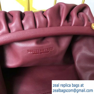 Bottega Veneta The Pouch Clutch Chain Shoulder Bag Burgundy 2020