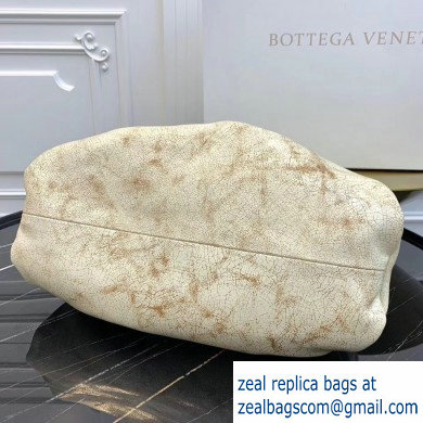 Bottega Veneta The Voluminous Shoulder Pouch Bag In Crackled Lambskin 2020