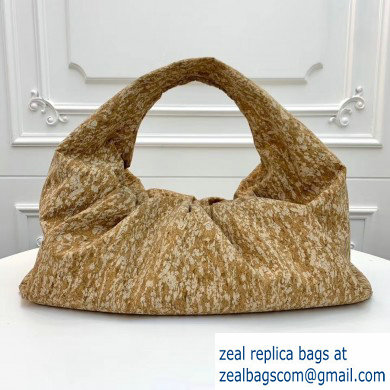 Bottega Veneta The Voluminous Shoulder Pouch Bag In Natural Cork 2020 - Click Image to Close