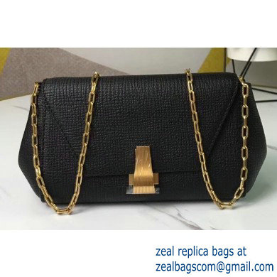 Bottega Veneta Trapezoidal Mini BV Angle Chain Shoulder Bag Black 2020 - Click Image to Close