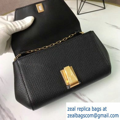 Bottega Veneta Trapezoidal Mini BV Angle Chain Shoulder Bag Black 2020 - Click Image to Close