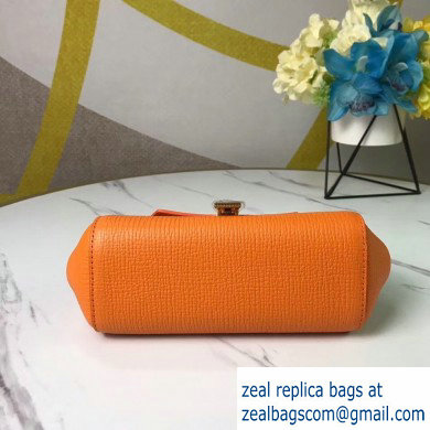 Bottega Veneta Trapezoidal Mini BV Angle Chain Shoulder Bag Orange 2020 - Click Image to Close