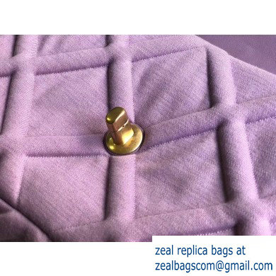Chanel 19 Small Jersey Flap Bag AS1160 Mauve 2020