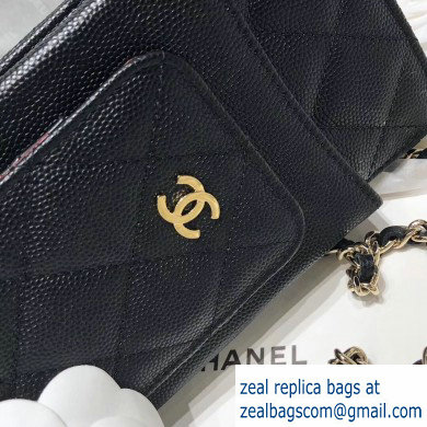 Chanel Classic Clutch with Chain Bag AP0990 Grained Black 2020 - Click Image to Close