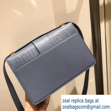 Dior 30 Montaigne Flap Bag in Grained Calfskin Denim Blue and CD Clasp 2020 - Click Image to Close