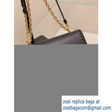 Dior 30 Montaigne Flap Chain Bag Braided Edge Black 2020 - Click Image to Close