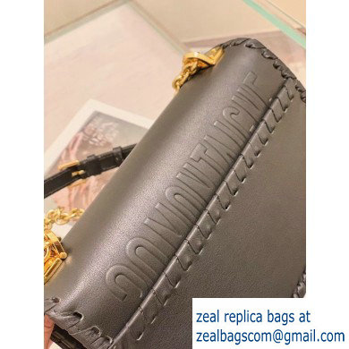 Dior 30 Montaigne Flap Chain Bag Braided Edge Black 2020 - Click Image to Close
