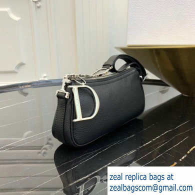 Dior Vintage Shoulder Bag Leather Black 2020