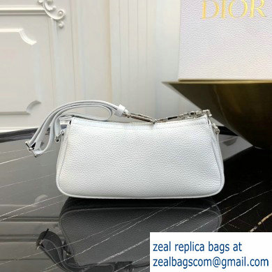 Dior Vintage Shoulder Bag Leather White 2020 - Click Image to Close