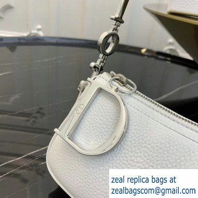 Dior Vintage Shoulder Bag Leather White 2020 - Click Image to Close