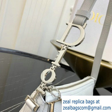 Dior Vintage Shoulder Bag Leather White 2020 - Click Image to Close