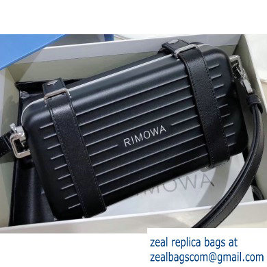 Dior and Rimowa Aluminum Personal Clutch on Strap Bag Black 2020 - Click Image to Close