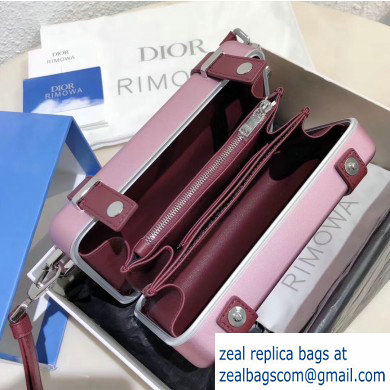 Dior and Rimowa Aluminum Personal Clutch on Strap Bag Pink 2020 - Click Image to Close