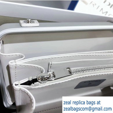 Dior and Rimowa Aluminum Personal Clutch on Strap Bag Silver 2020 - Click Image to Close