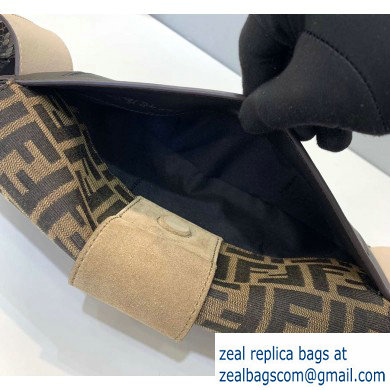 Fendi FF Jacquard Regular Baguette Belt Bag Brown/Python 2020