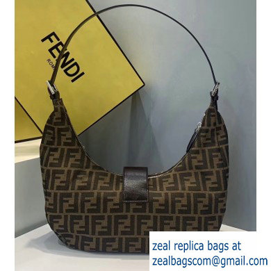 Fendi FF Motif Brown Fabric Vintage Shoulder Bag 2019 - Click Image to Close