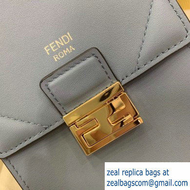 Fendi Vertical Wallet On Chain Kan U Mini Bag Baby Blue 2020