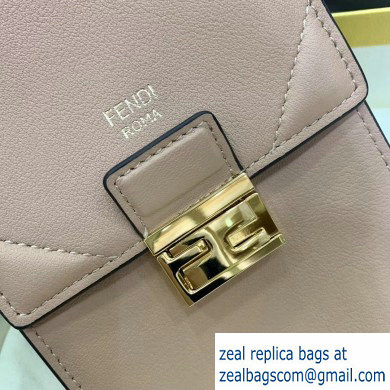 Fendi Vertical Wallet On Chain Kan U Mini Bag Beige 2020