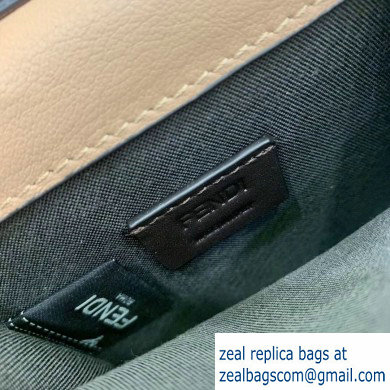 Fendi Vertical Wallet On Chain Kan U Mini Bag Beige 2020