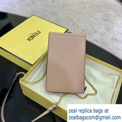 Fendi Vertical Wallet On Chain Kan U Mini Bag Beige 2020