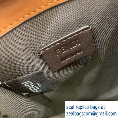 Fendi Vertical Wallet On Chain Kan U Mini Bag Brown 2020 - Click Image to Close