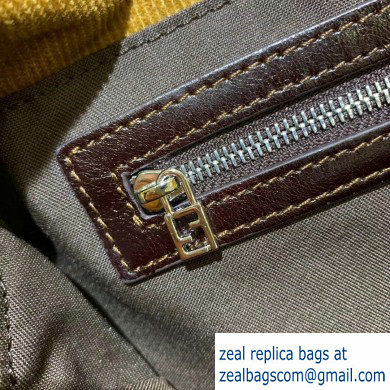 Fendi Vintage Corduroy Large Baguette Bag Khaki 2020 - Click Image to Close