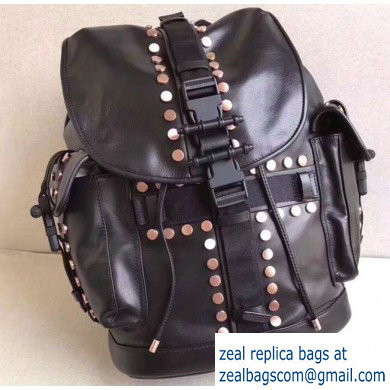 Givenchy Calfskin Backpack Bag 9625 Black/Studs