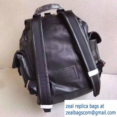Givenchy Calfskin Backpack Bag 9625 Black/Studs