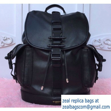 Givenchy Calfskin Backpack Bag 9625 Black - Click Image to Close