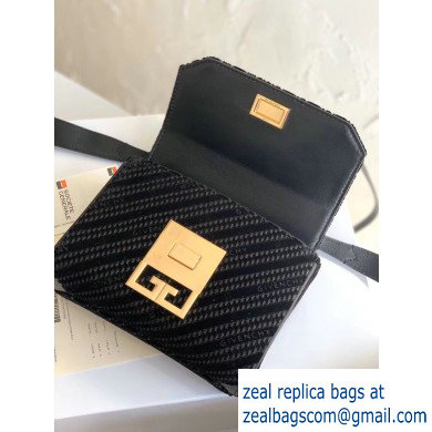 Givenchy Chain Mini Eden Bag in GIVENCHY 4G Velvet Black 2020 - Click Image to Close